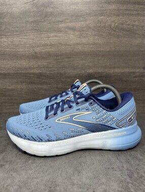 Brooks Glycerin 20 Size 9 Womens Blue Peach DNA LOFT v3 Cushioned Running Shoes